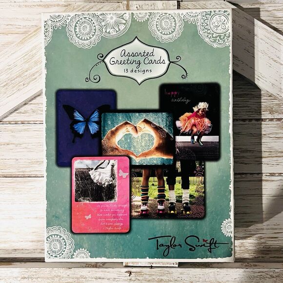 Taylor Swift American Greeting Cards W/Envelopes 13 Count Boxed Set Rare - Picture 1 of 13